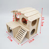 Hamster Swing SeesawSmall Nest Solid Wood Small House Hamster Sleeping