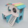 Hamster color swing hamster toy nest seesaw Rainbow Bridge pet