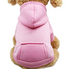 XS-2XL Pet Dog Hoodie Coat Soft Fleece Warm Puppy