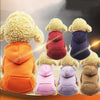 XS-2XL Pet Dog Hoodie Coat Soft Fleece Warm Puppy